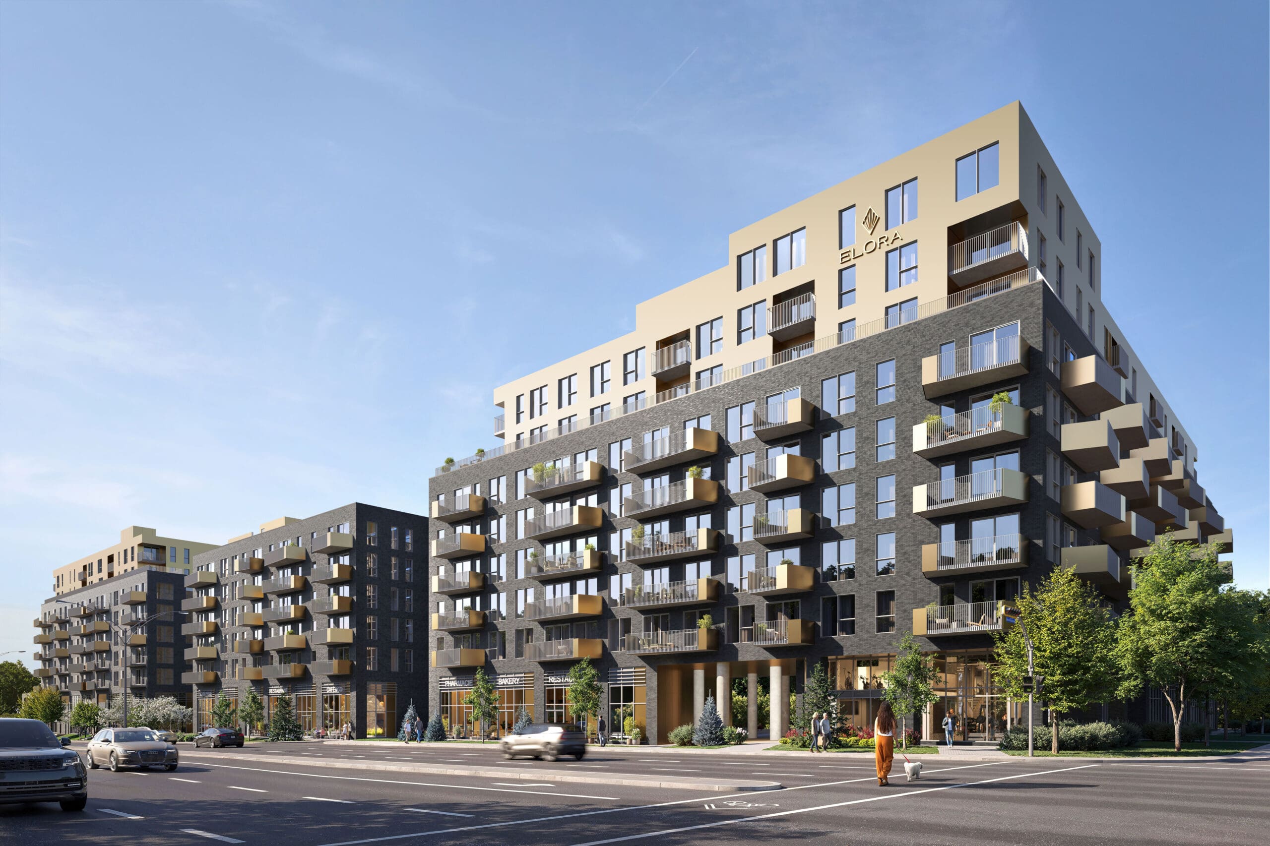 Projet locatif Elora Chomedey, Complexe résidentiel et commercial Elora Laval