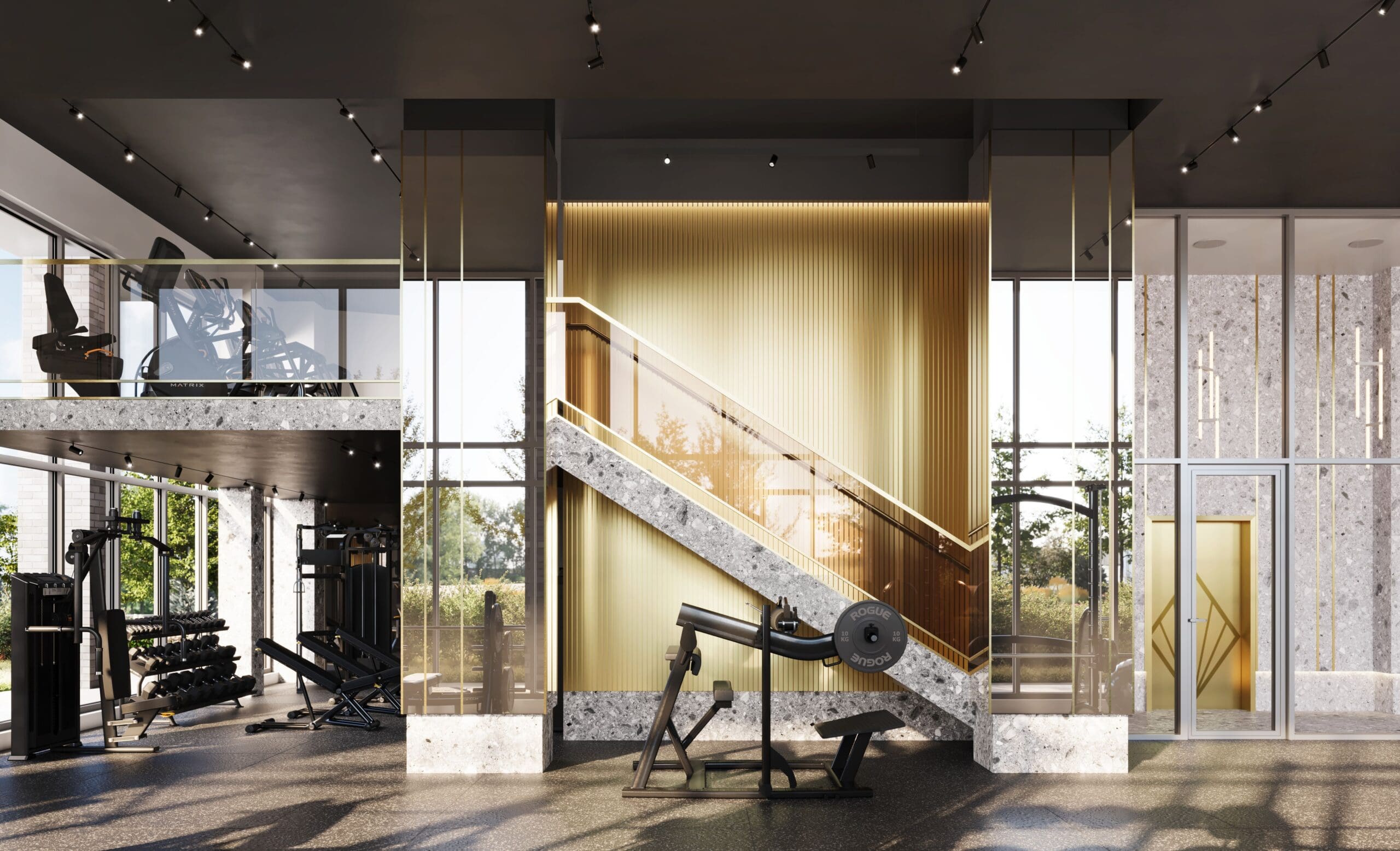 Centre fitness Elora, aire de vie gym, condo avec gym inclus Laval